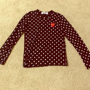 Come des Garçons Play Long Sleeve Tee